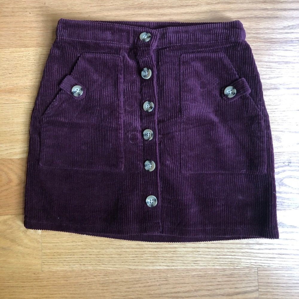 Corduroy Skirt